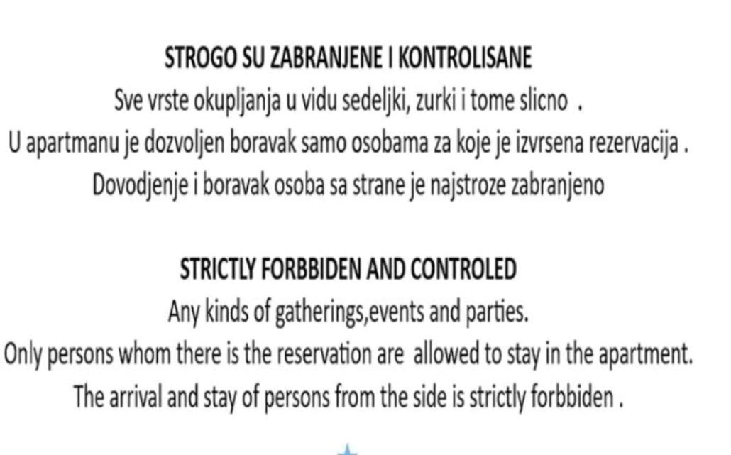 Talas Apartmani Belgrad Exteriör bild